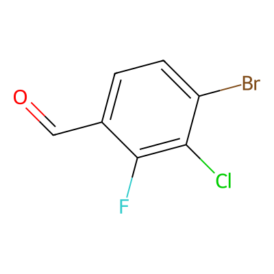 4-Bromo-3-chloro-2-fluorobenzaldehyde