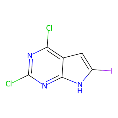 2,4-Dichloro-6-iodo-7H-pyrrolo[2,3-d]pyrimidine