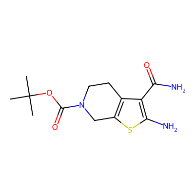 tert-Butyl 2-amino-3-carbamoyl-4,7-dihydrothieno[2,3-c]pyridine-6(5H)-carboxylate