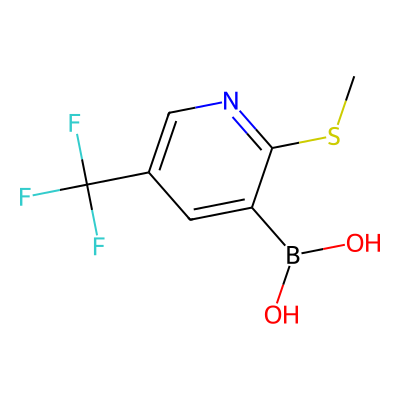 2-Methylthio-5-trifluoromethylpyridine-3-boronic acid