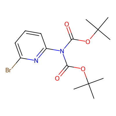 N,N-Bis-tert-butoxycarbonyl6-bromopyridin-2-amine