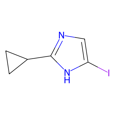2-Cyclopropyl-5-iodo-1H-imidazole