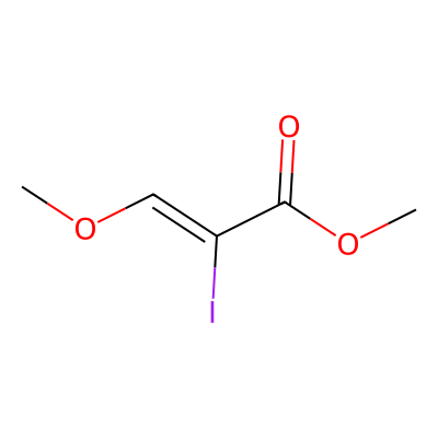 Methyl (2z)-2-iodo-3-methoxyprop-2-enoate
