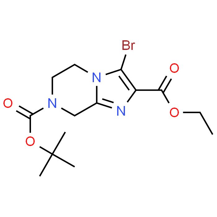 7-tert-Butyl 2-ethyl 3-bromo-5,6-dihydroimidazo[1,2-a]pyrazine-2,7(8H)-dicarboxylate