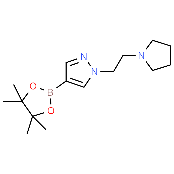 1-(2-(Pyrrolidin-1-yl)ethyl)-4-(4,4,5,5-tetramethyl-1,3,2-dioxaborolan-2-yl)-1H-pyrazole