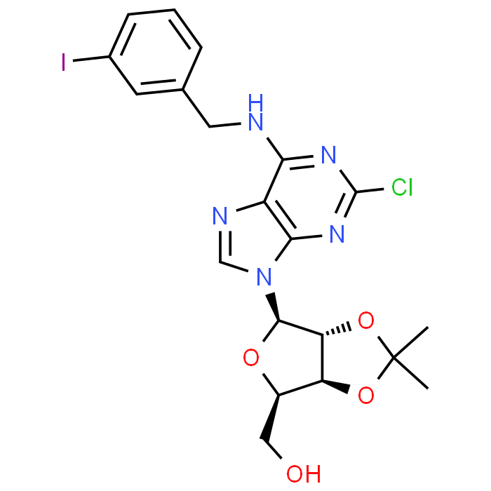 2-Chloro-N-[(3-iodophenyl)methyl]-2',3'-O-(1-methylethylidene) Adenosine