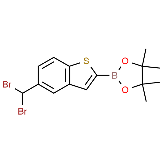 2-(5-(Dibromomethyl)benzo[b]thiophen-2-yl)-4,4,5,5-tetramethyl-1,3,2-dioxaborolane