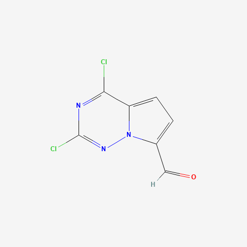 2,4-dichloropyrrolo[2,1-f][1,2,4]triazine-7-carbaldehyde