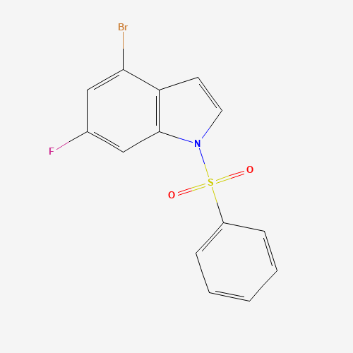 4-Bromo-6-fluoro-1-(phenylsulfonyl)-1H-indole