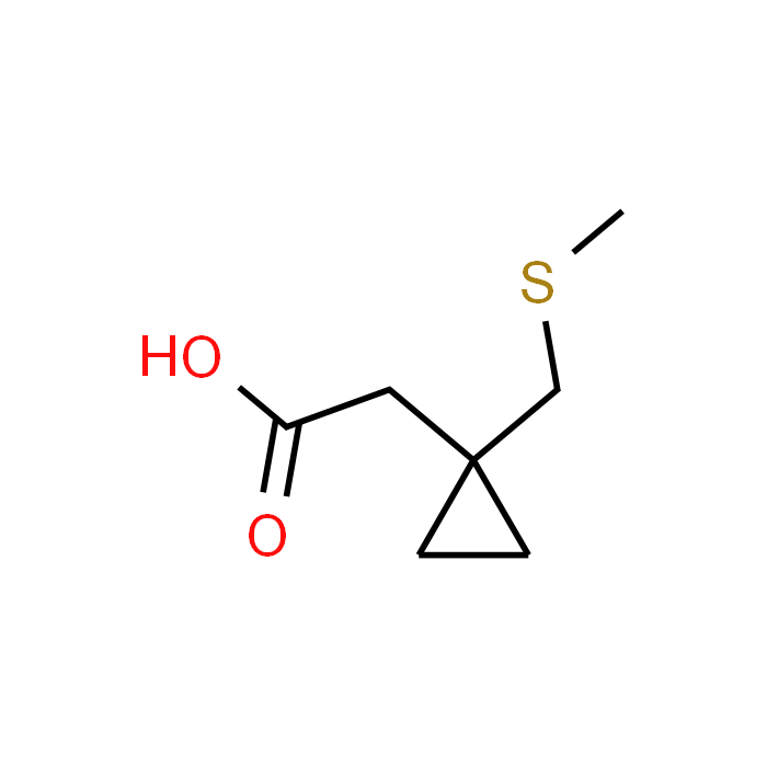 2-(1-((Methylthio)methyl)cyclopropyl)acetic acid
