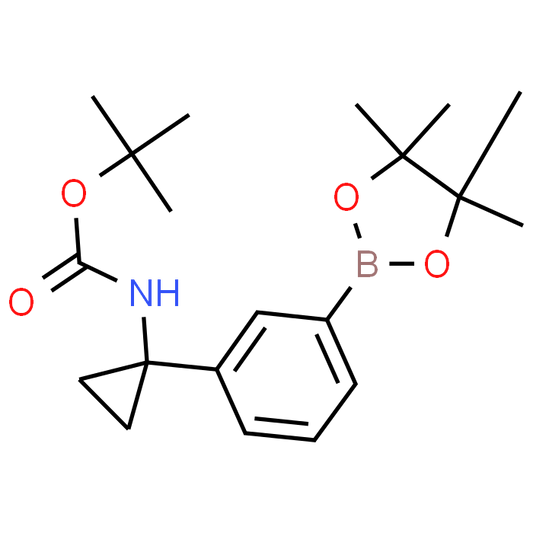 tert-Butyl (1-(3-(4,4,5,5-tetramethyl-1,3,2-dioxaborolan-2-yl)phenyl)cyclopropyl)carbamate