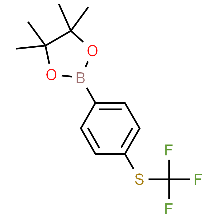 4,4,5,5-Tetramethyl-2-(4-((trifluoromethyl)thio)phenyl)-1,3,2-dioxaborolane