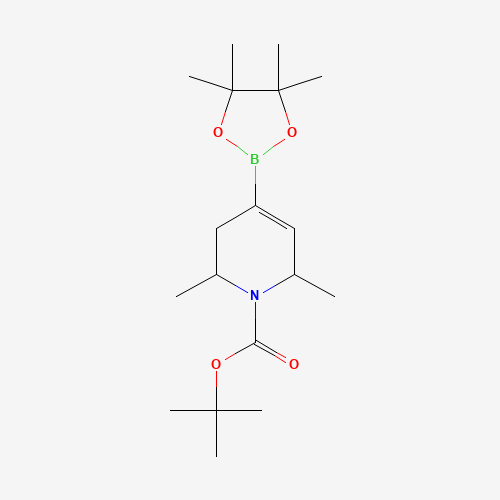 tert-Butyl 2,6-dimethyl-4-(4,4,5,5-tetramethyl-1,3,2-dioxaborolan-2-yl)-5,6-dihydropyridine-1(2H)-carboxylate