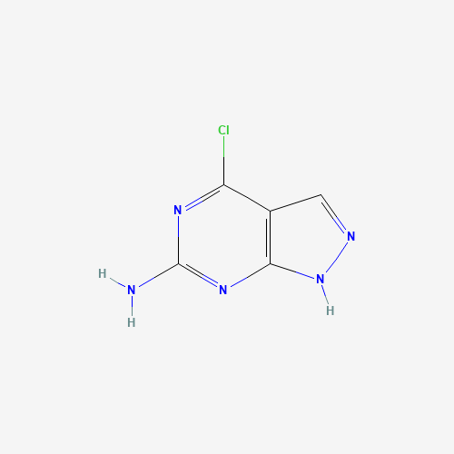 4-Chloro-1H-pyrazolo[3,4-d]pyrimidin-6-ylamine