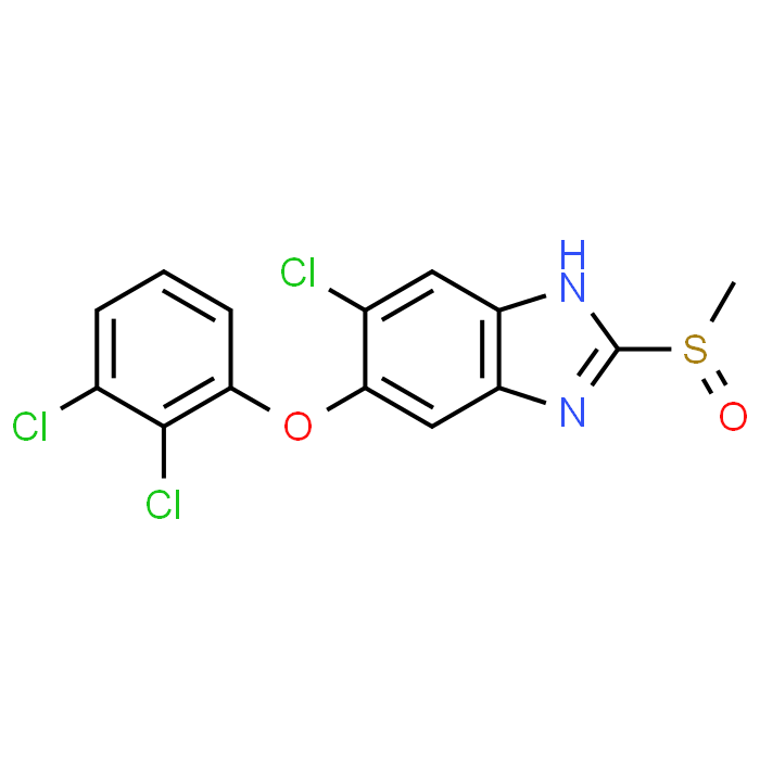 6-Chloro-5-(2,3-dichlorophenoxy)-2-(methylsulfinyl)-1H-benzo[d]imidazole
