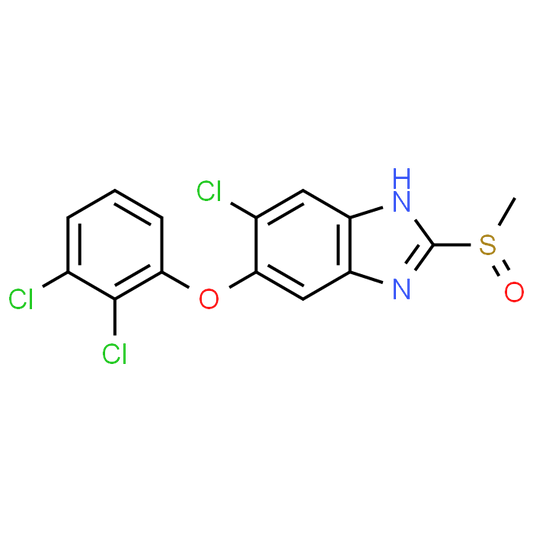 6-Chloro-5-(2,3-dichlorophenoxy)-2-(methylsulfinyl)-1H-benzo[d]imidazole