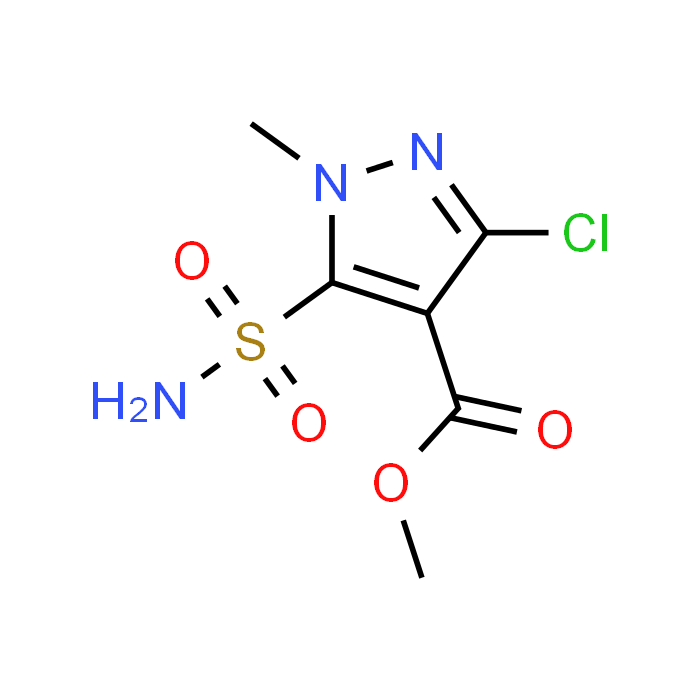 Methyl 3-chloro-1-methyl-5-sulfamoyl-1H-pyrazole-4-carboxylate - Achmem