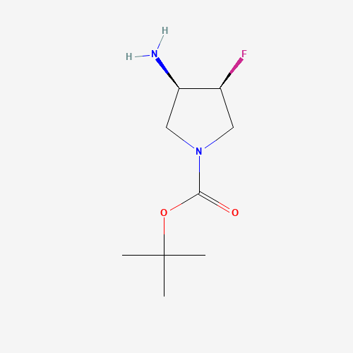 (3R,4S)-tert-Butyl 3-amino-4-fluoropyrrolidine-1-carboxylate