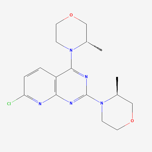 (3S,3'S)-4,4'-(7-Chloropyrido[2,3-d]pyrimidine-2,4-diyl)bis(3-methylmorpholine)