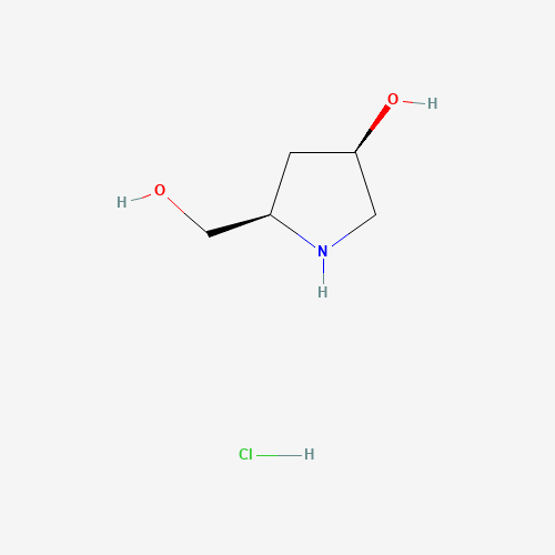 (3R,5R)-5-(Hydroxymethyl)pyrrolidin-3-ol hydrochloride