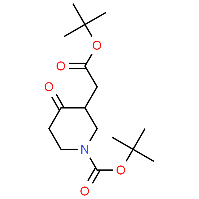 tert-Butyl 3-(2-(tert-butoxy)-2-oxoethyl)-4-oxopiperidine-1-carboxylate