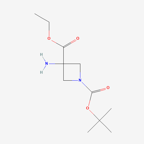 1-tert-Butyl 3-ethyl 3-aminoazetidine-1,3-dicarboxylate