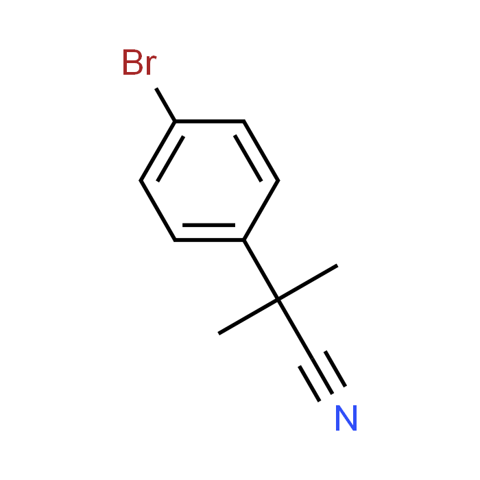 2-(4-Bromophenyl)-2-methylpropanenitrile