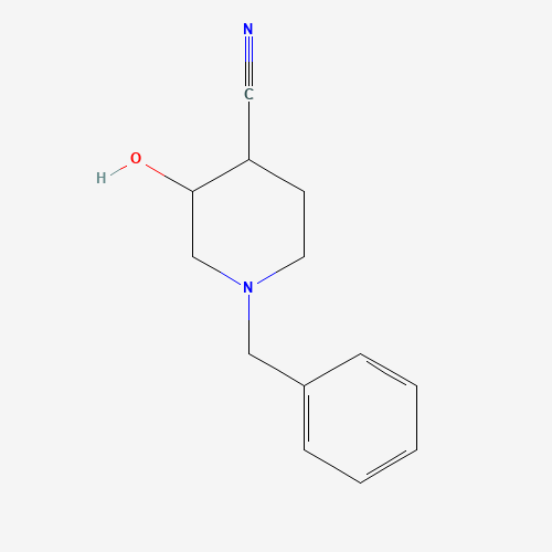 (3R,4R)-rel-1-Benzyl-3-hydroxypiperidine-4-carbonitrile