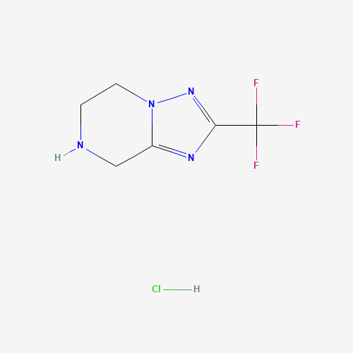 2-(Trifluoromethyl)-5,6,7,8-tetrahydro-[1,2,4]triazolo[1,5-a]pyrazine hydrochloride