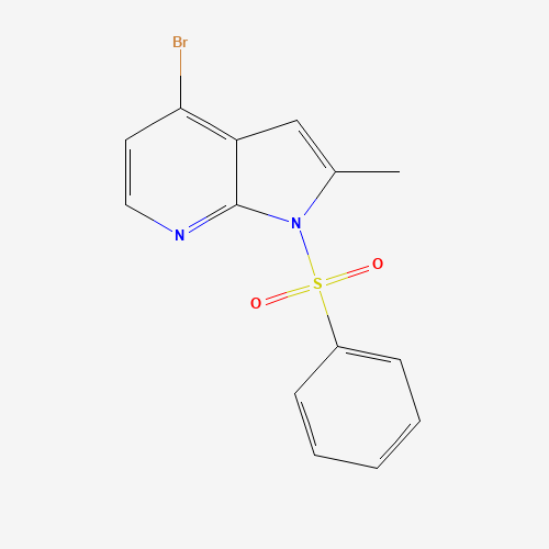 4-Bromo-2-methyl-1-(phenylsulfonyl)-1H-pyrrolo[2,3-b]pyridine