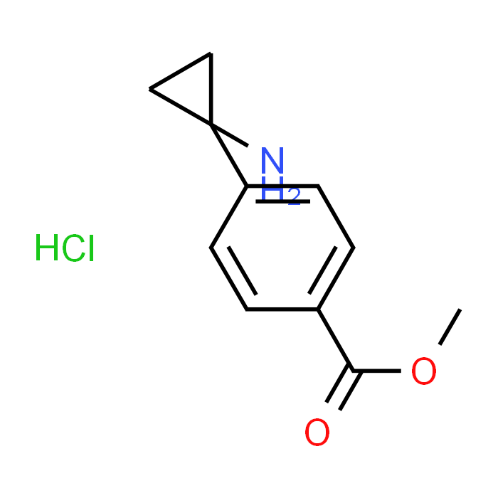 Methyl 4-(1-aminocyclopropyl)benzoate hydrochloride