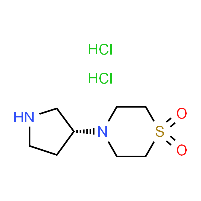 (R)-4-(Pyrrolidin-3-yl)thiomorpholine 1,1-dioxide dihydrochloride