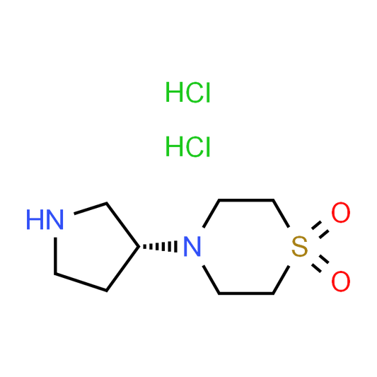 (R)-4-(Pyrrolidin-3-yl)thiomorpholine 1,1-dioxide dihydrochloride