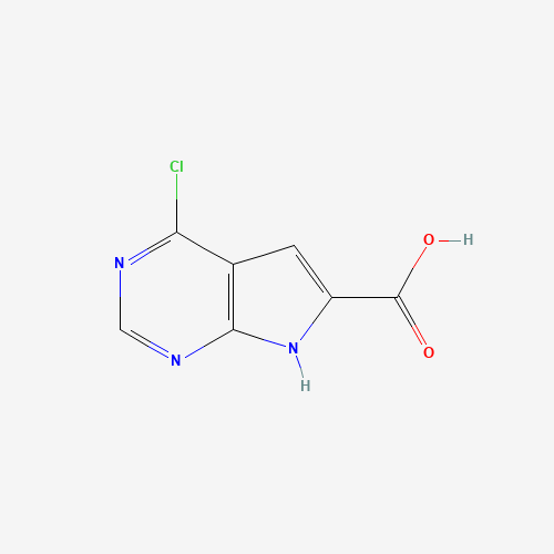 4-Chloro-7H-pyrrolo[2,3-d]pyrimidine-6-carboxylic acid