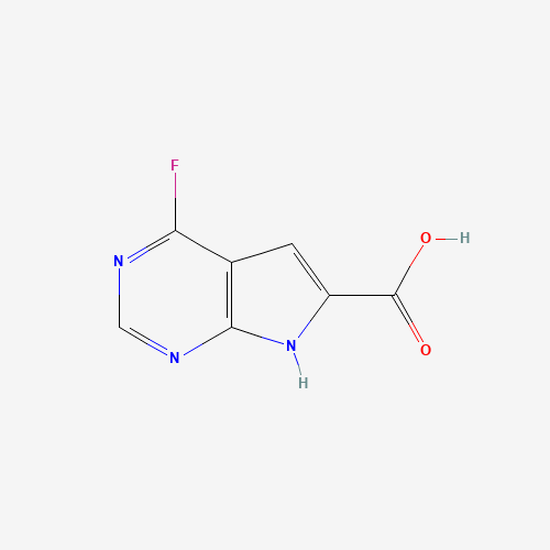4-Fluoro-7H-pyrrolo[2,3-d]pyrimidine-6-carboxylic acid