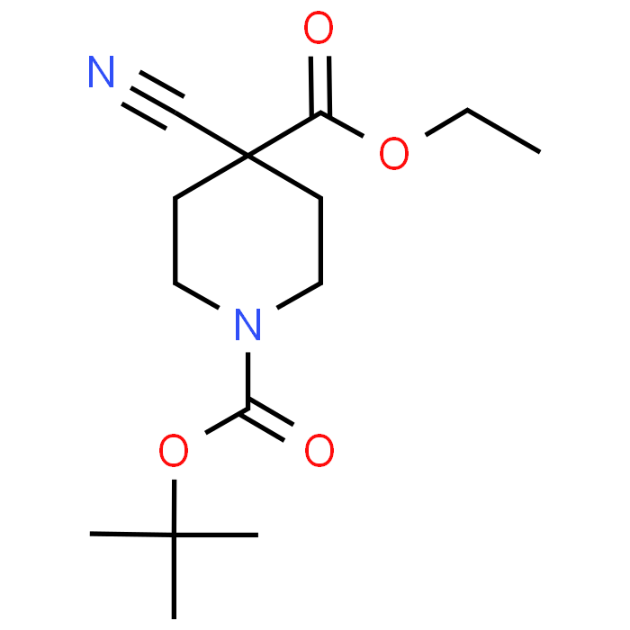 1-tert-Butyl 4-ethyl 4-cyanopiperidine-1,4-dicarboxylate