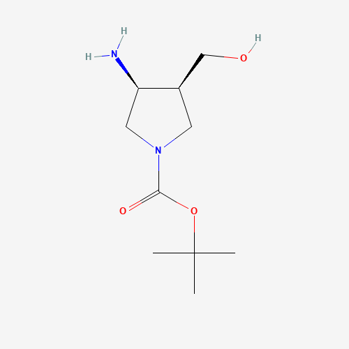 tert-Butyl (3S,4S)-3-amino-4-(hydroxymethyl)pyrrolidine-1-carboxylate