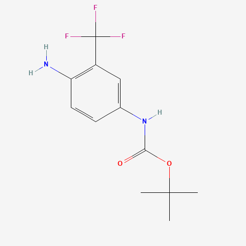 tert-Butyl N-[4-amino-3-(trifluoromethyl)phenyl]carbamate