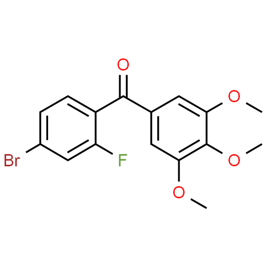 (4-Bromo-2-fluorophenyl)(3,4,5-trimethoxyphenyl)methanone