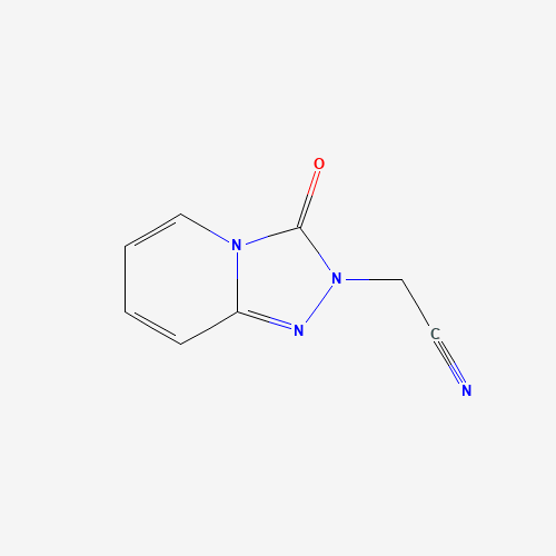 2-{3-oxo-2H,3H-[1,2,4]triazolo[4,3-a]pyridin-2-yl}acetonitrile