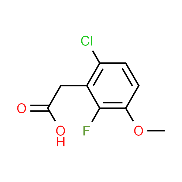 6-Chloro-2-fluoro-3-methoxyphenylacetic acid
