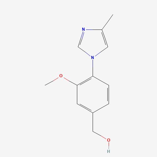 (3-Methoxy-4-(4-methyl-1H-imidazol-1-yl)phenyl)methanol
