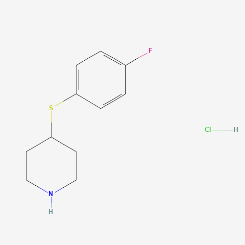 4-((4-Fluorophenyl)thio)piperidine hydrochloride
