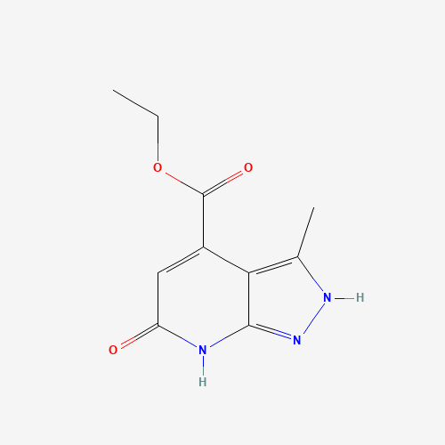 Ethyl 3-methyl-6-oxo-6,7-dihydro-1H-pyrazolo[3,4-b]pyridine-4-carboxylate