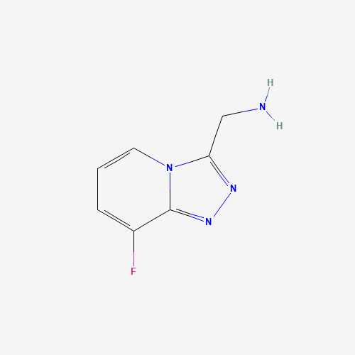 (8-Fluoro-[1,2,4]triazolo[4,3-a]pyridin-3-yl)methanamine