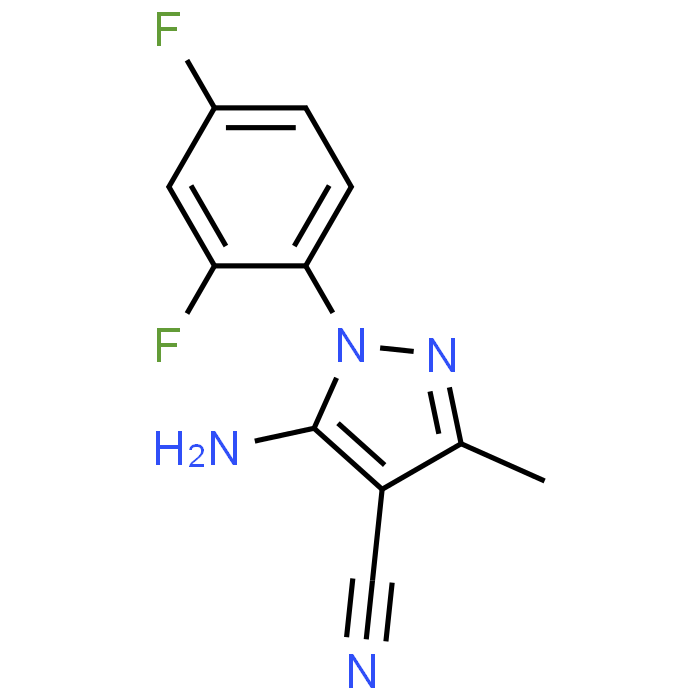5-Amino-1-(2,4-difluorophenyl)-3-methyl-1H-pyrazole-4-carbonitrile