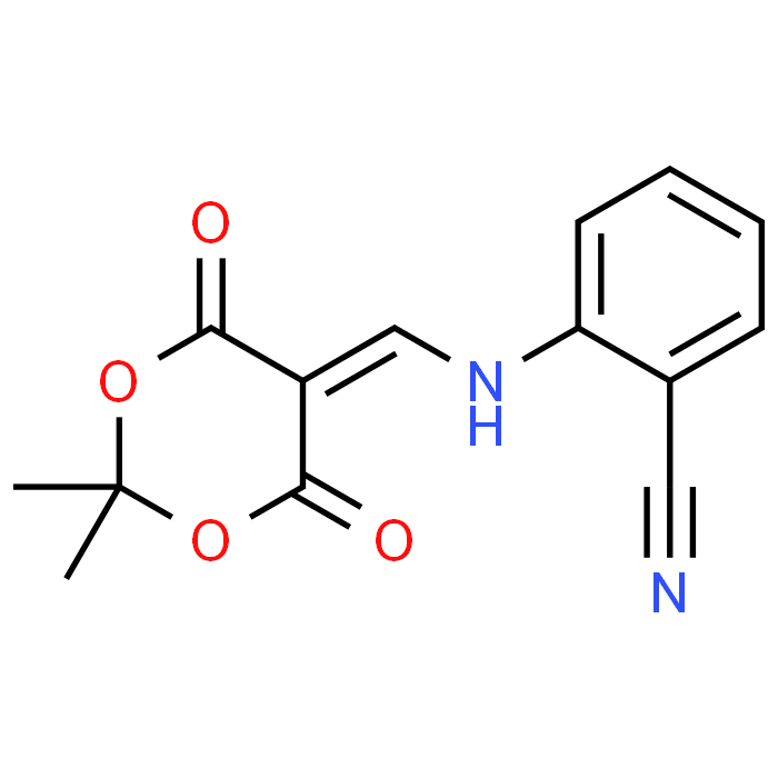 2-(((2,2-Dimethyl-4,6-dioxo-1,3-dioxan-5-ylidene)methyl)amino)benzonitrile