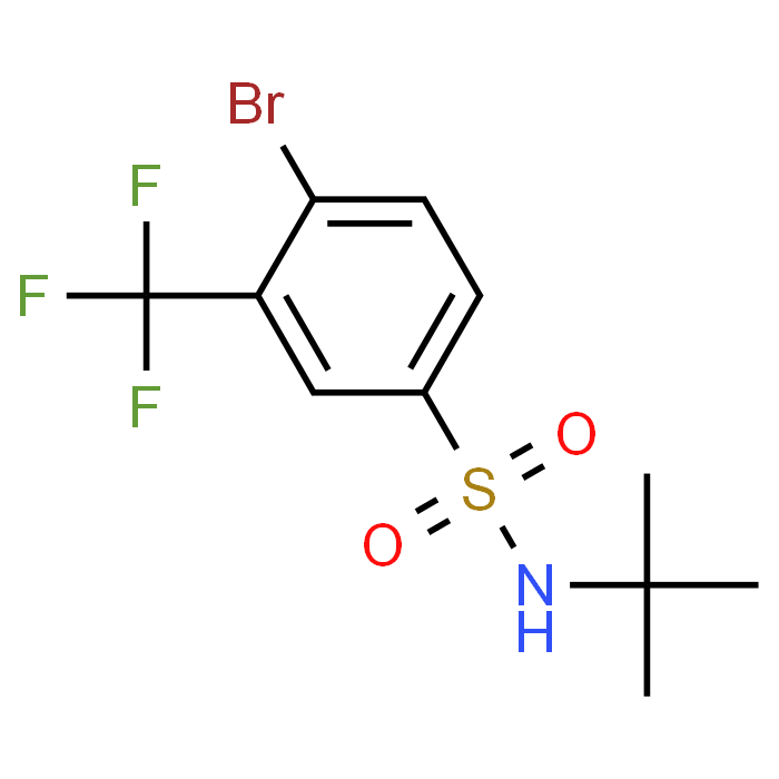 4-Bromo-N-(tert-butyl)-3-(trifluoromethyl)benzenesulfonamide