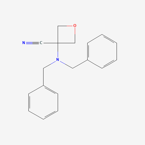 3-(Dibenzylamino)oxetane-3-carbonitrile