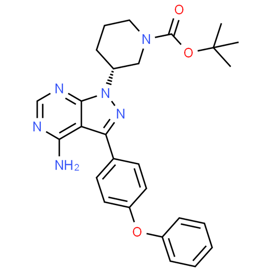 (R)-tert-Butyl 3-(4-amino-3-(4-phenoxyphenyl)-1H-pyrazolo[3,4-d]pyrimidin-1-yl)piperidine-1-carboxylate